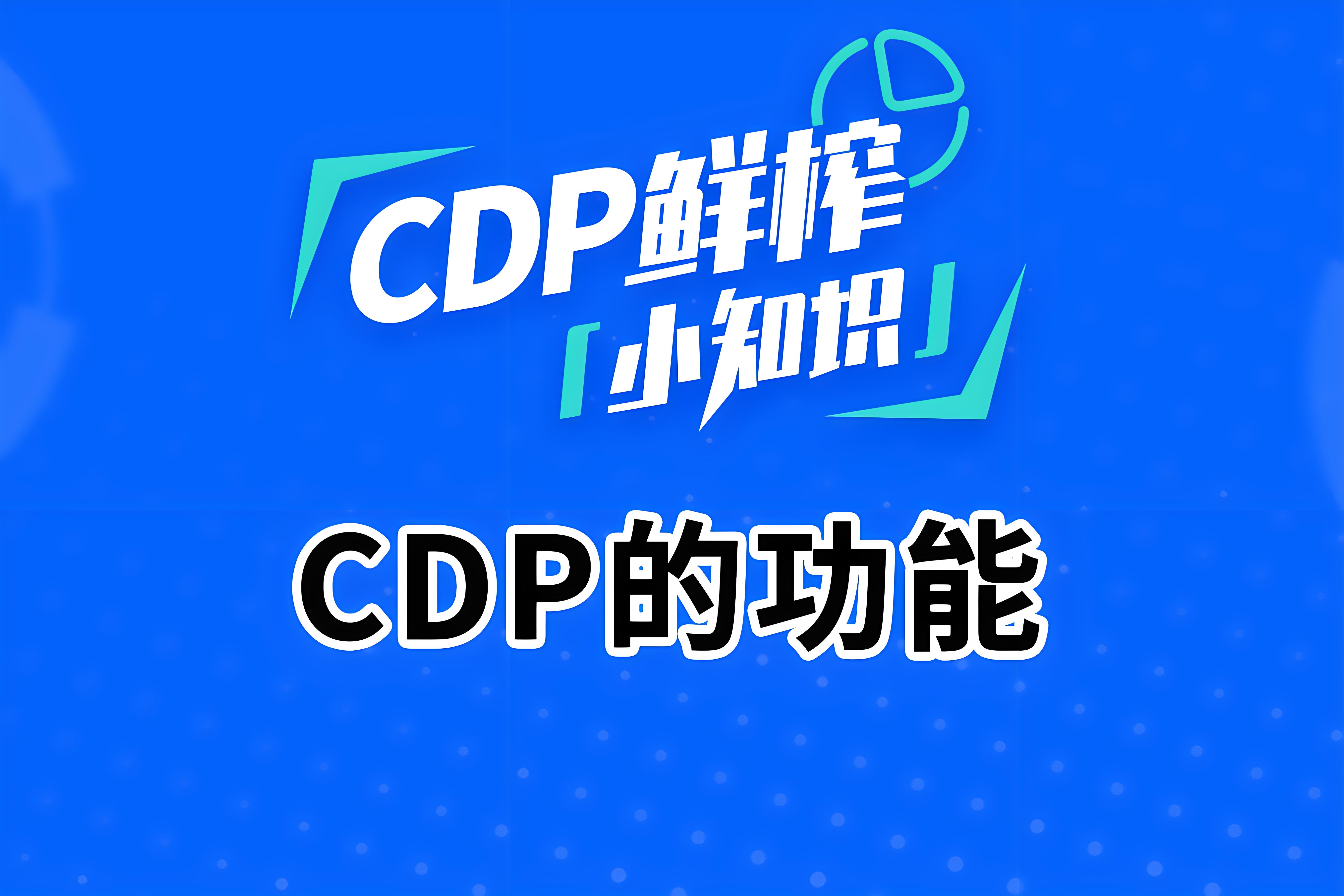 私有化CDP客户数据系统的功能